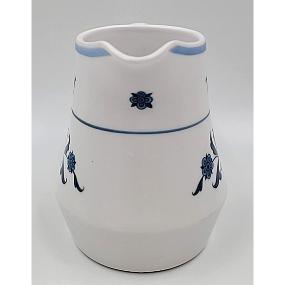 Noritake Blue Haven Creamer Pitcher Progression 9004 Floral 1966-1979 Japan - Picture 3 of 7